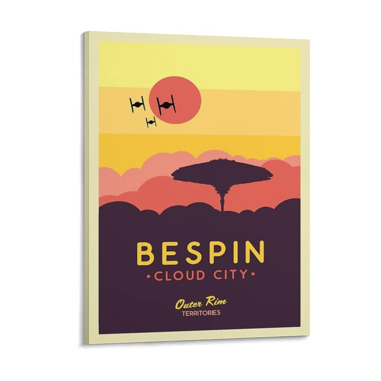 

Bespin Cloud City Poster Canvas Painting Wall Cave Party Living Room Character Design Pub Framed Wall Paintings