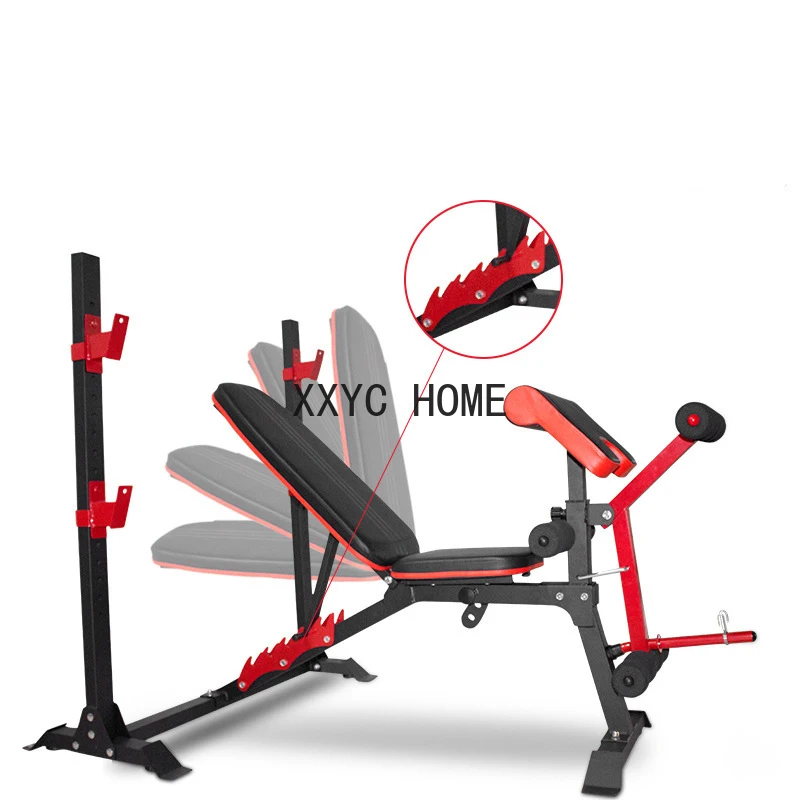 Multifunctional Commercial Bench Press Dumbbell Bench Home Workout Equipment Foldable Fitness Chair