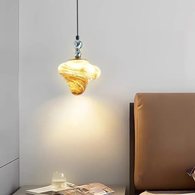 Lifting adjustment starfish small chandelier creative decoration bedroom bedside study light simple