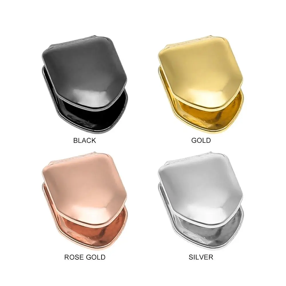 New Trendy Rock Unisex Solid Grillz Grill Single Tooth Caps Teeth Mold Kit Gold Teeth Set