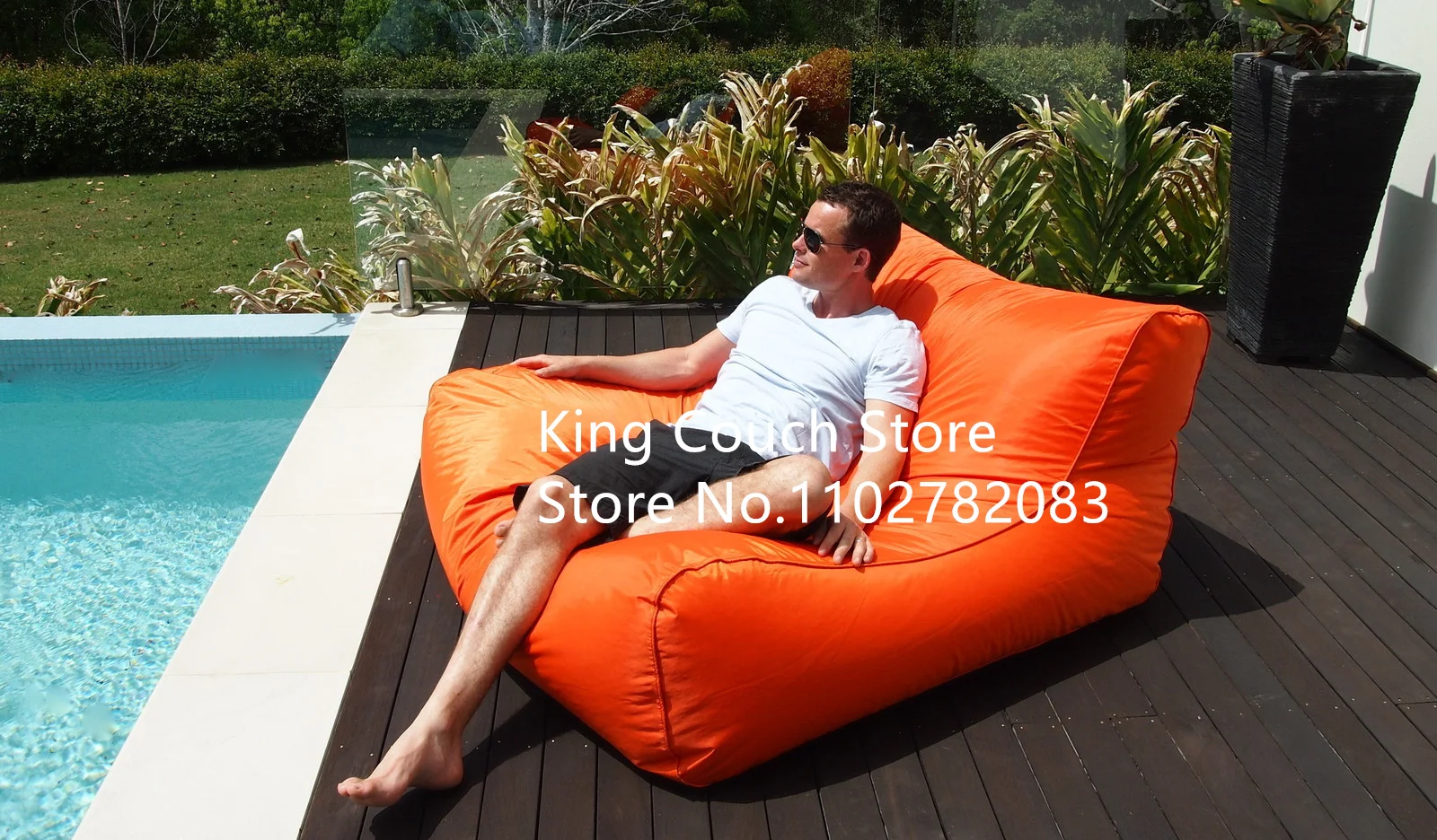 on land beach float Sitzsack Bean Bag Pouf Lounger Indoor Outdoor Bean Bag Classical Foam Bean Bag Lounge without Foam Filling