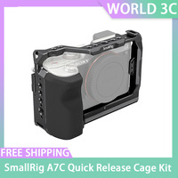 SmallRig A7C II / A7CR“HawkLock“Quick Release Cage Kit with Silicone Handle for Sony Alpha 7C II / 7CR for DJI RS4 Pro 5198