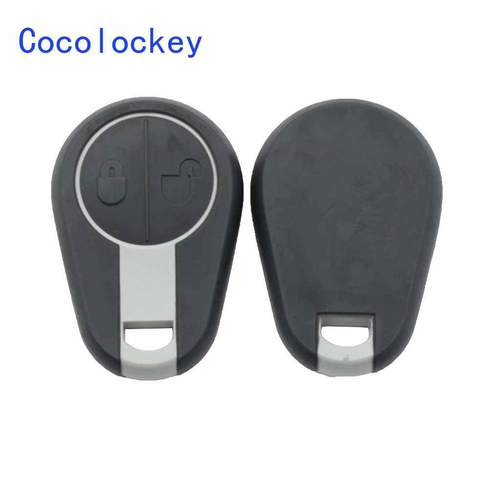 Cocolockey Remote Control Car Key Shell Replacement with 2 Buttons for Volvo Truck 630 670 780 880 Keychain Accessories