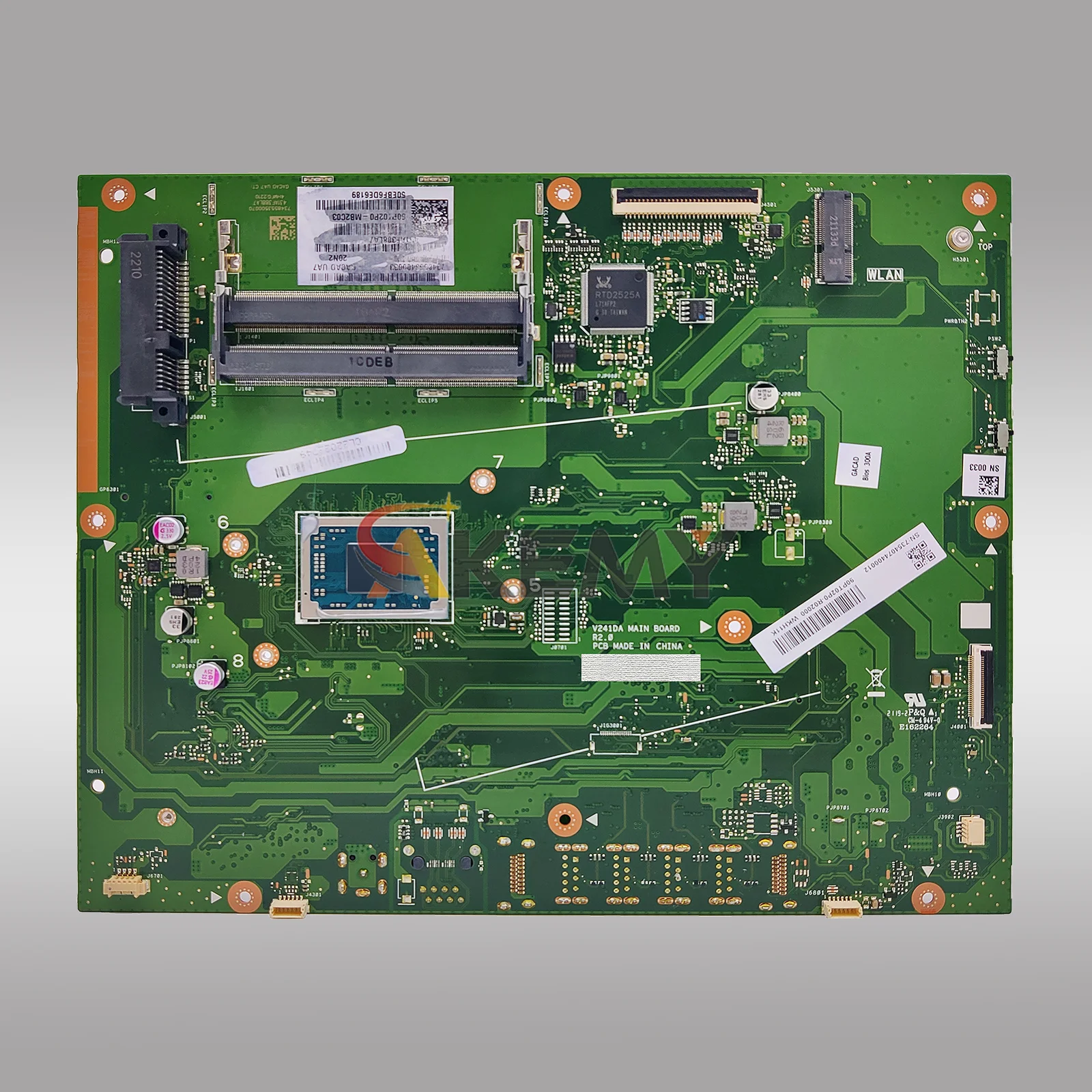 Материнская плата V241DA для ASUS Vivo AiO V241D V241DA, материнская плата с процессором R3 R5 R7, 100% тестирование, ОК, быстрая доставка, высокое качество