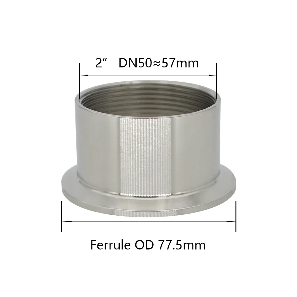 YQBS Sanitary Female Threaded Pipe Fitting to 2\