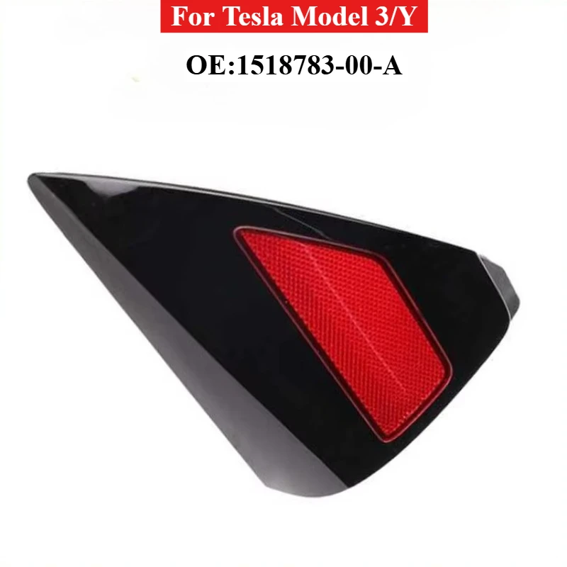 Rear Right Quarter Panel Reflector Charging Port Cover OE 1518783-00-A 1100781-99-D For Tesla Model 3/Y Replacement Trim