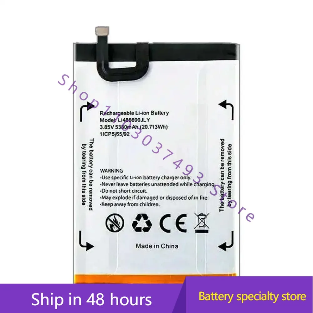 Совершенно новый высококачественный совместимый аккумулятор для долговечного аккумулятора 5380 мАч для мобильного телефона Blackview A70 Li486690JLY