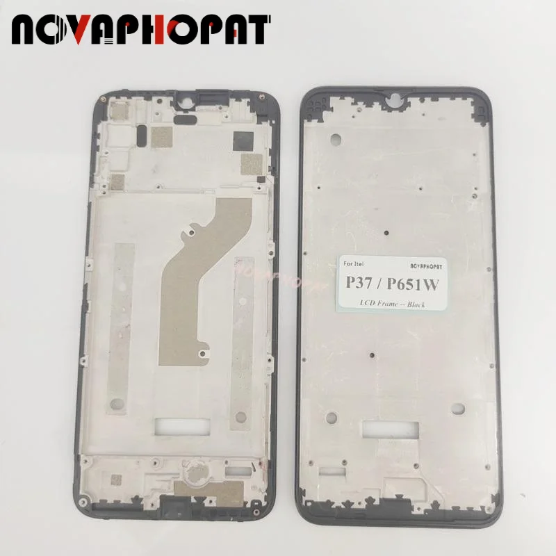 

Novaphopat LCD Frame Front Housing Cover Chassis Bezel For Itel P37 P651W Front Case