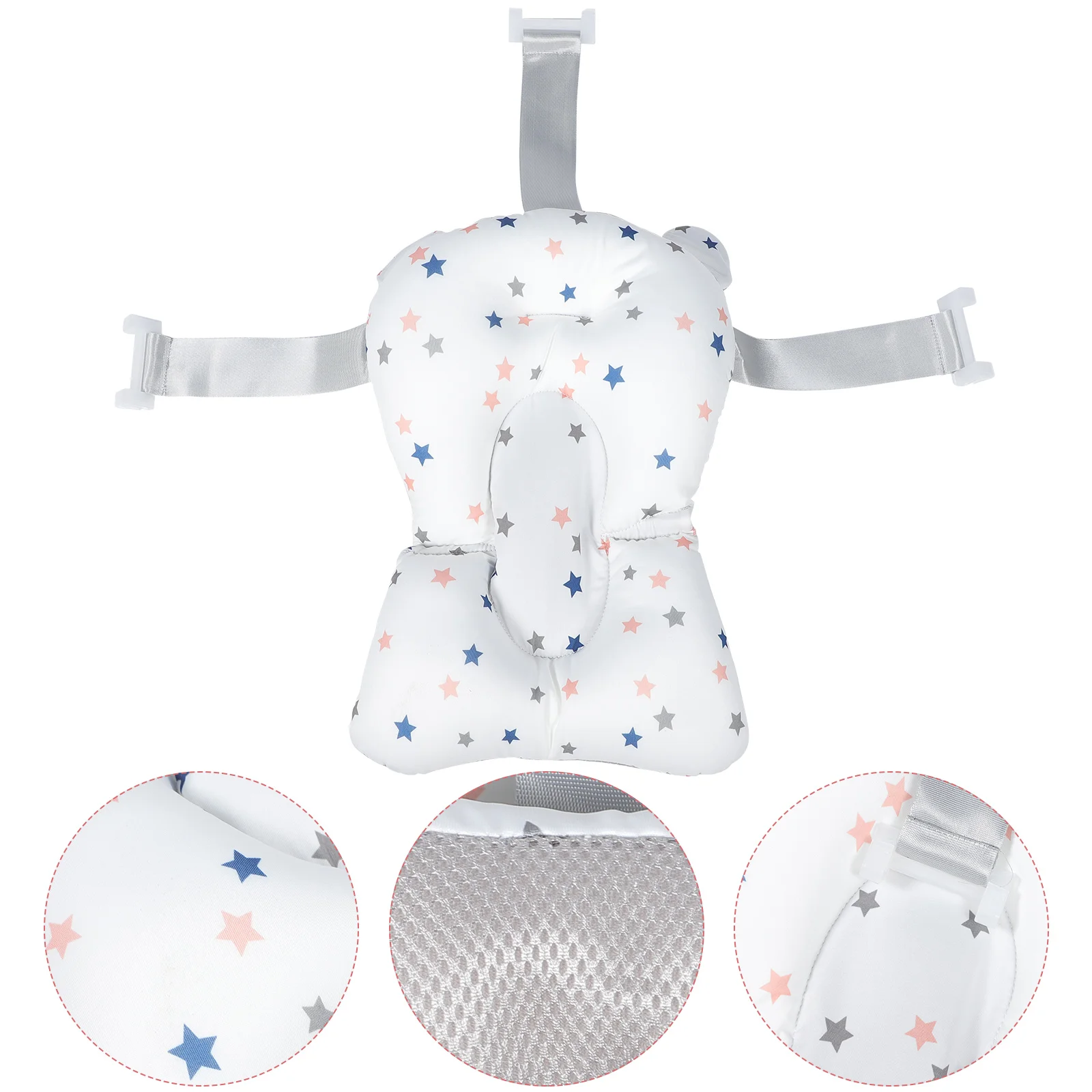 

Non slip Bath Net Mat Infant Shower Cushion Bathtub Newborn Tubs Scientific Protection Thickened Pad Stable Support Baby