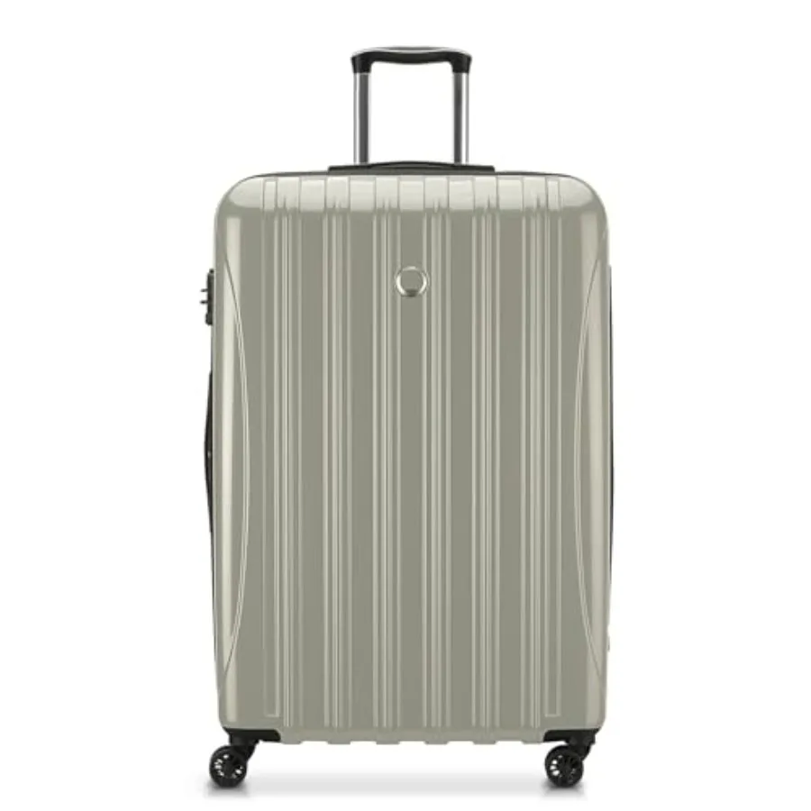 

DELSEY PARIS Helium Aero Hardside Expandable Luggage with Spinner Wheels Latte 28 Inch Checked-Large