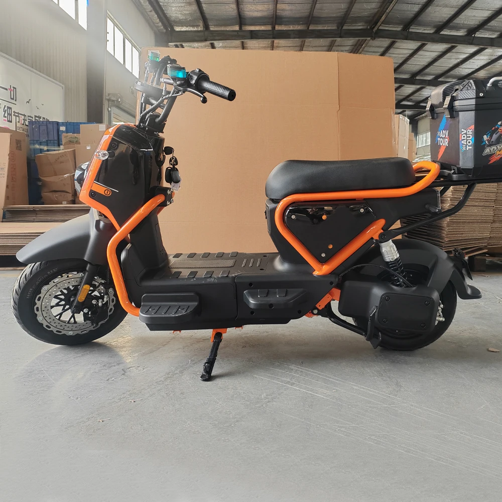 

2023 Popular Fast Cargo E Bike 1000W 60V 20AH LEAD ACID Battery Scooter Electric Motorcycle for Sale