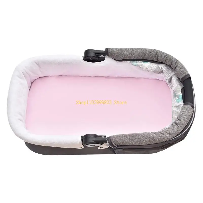 2 قطعة/المجموعة المجهزة السرير ورقة المجهزة ورقة ل حمالات سلة وسادة المجهزة ورقة J0MF