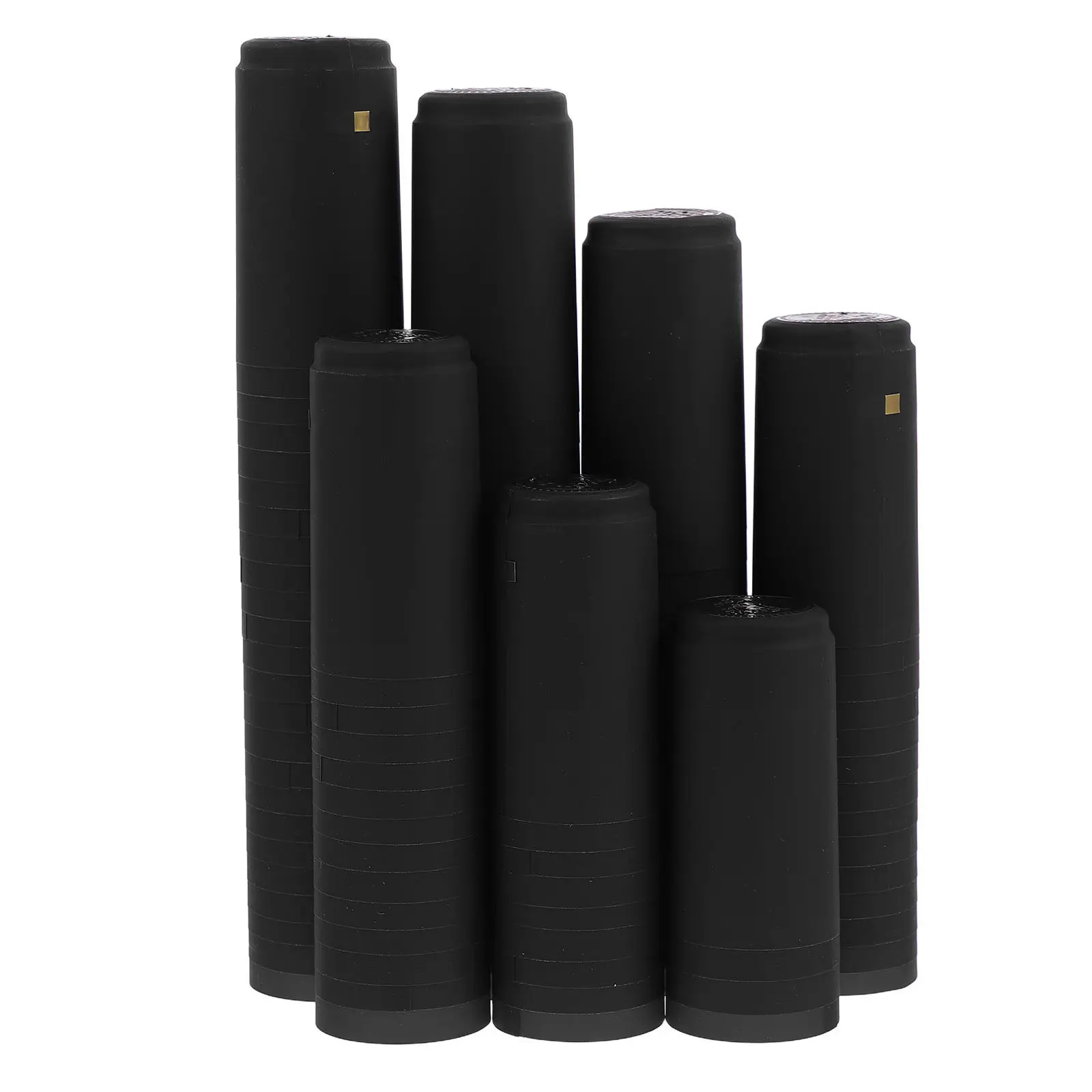 

100 Pcs Wine Pvc Shrink Capsules for Heat Use Bottle Wrap Covers Wraps