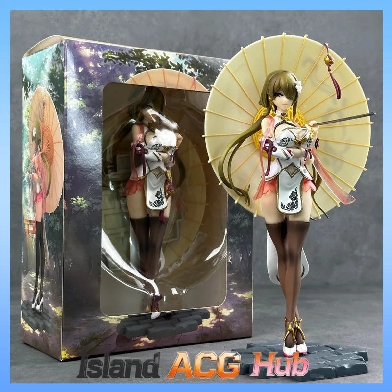 

Аниме-фигурка Рита Россвайс в ципао, стоячая фигурка с зонтом, модель из ПВХ, коллекционная, для декора рабочего стола и дома, подарок