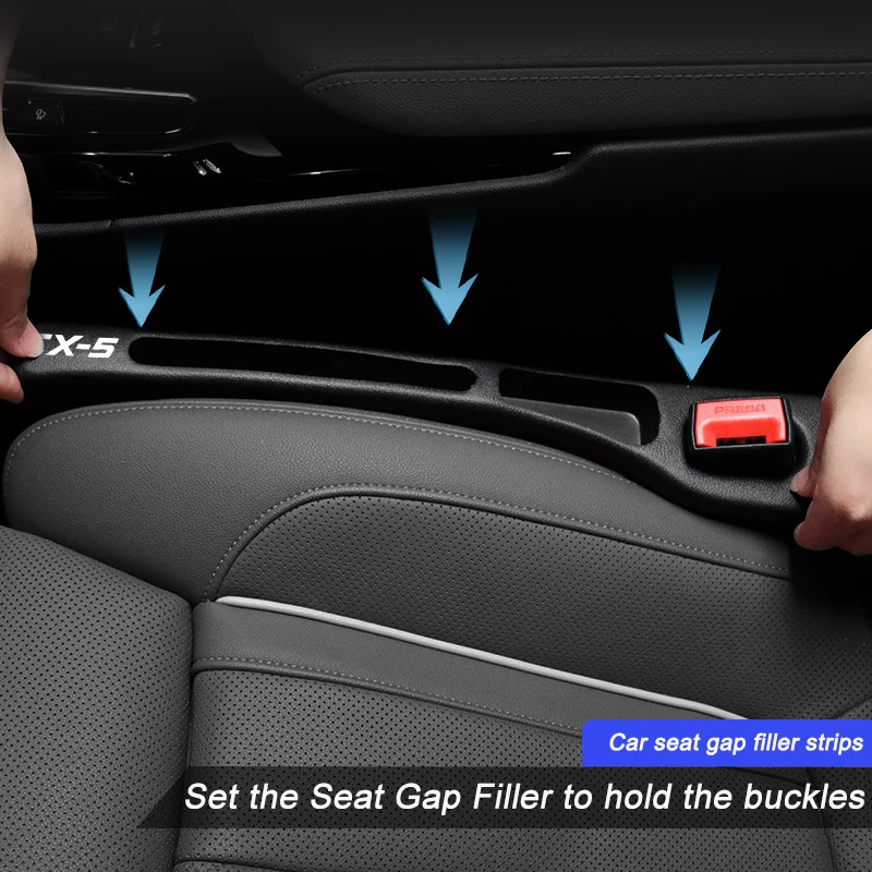 Car Seat Gap Filler Side Seam Plug Strip Leak-proof For Mazda CX-5 CX 5 Filling Strip Interior Decoration Auto Accessories