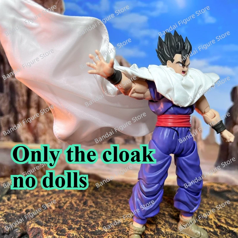 

Dragon Ball Shf Series Anime Piccolo Handmade Clothing Namekian Exclusive White Cloak Suitable for 1/12 Size Movable Humanoid