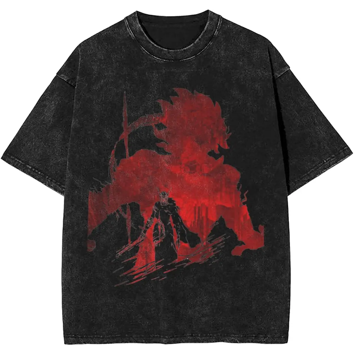 

2025 Women Men Malenia Blade of Miquella Washed T Shirt Summer Maidenless Tarnished Classic Simple Harajuku T Shirt New Arrival