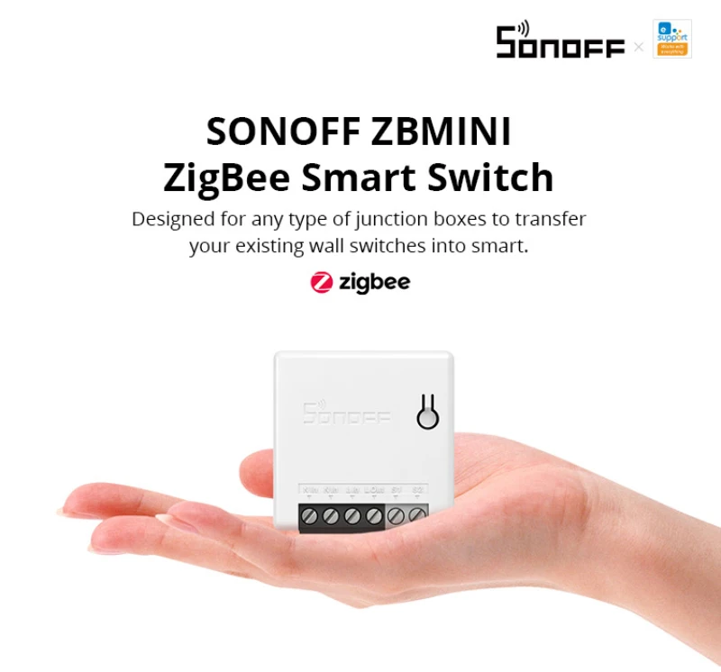 SONOFF Zigbee 3.0 Bridge Pro/T&H Sensor/Switch/Door Sensor/Motion Sensor/SNZB01P/ZBMINI-L2/SNZB-02D Support Ewelink Alexa Google