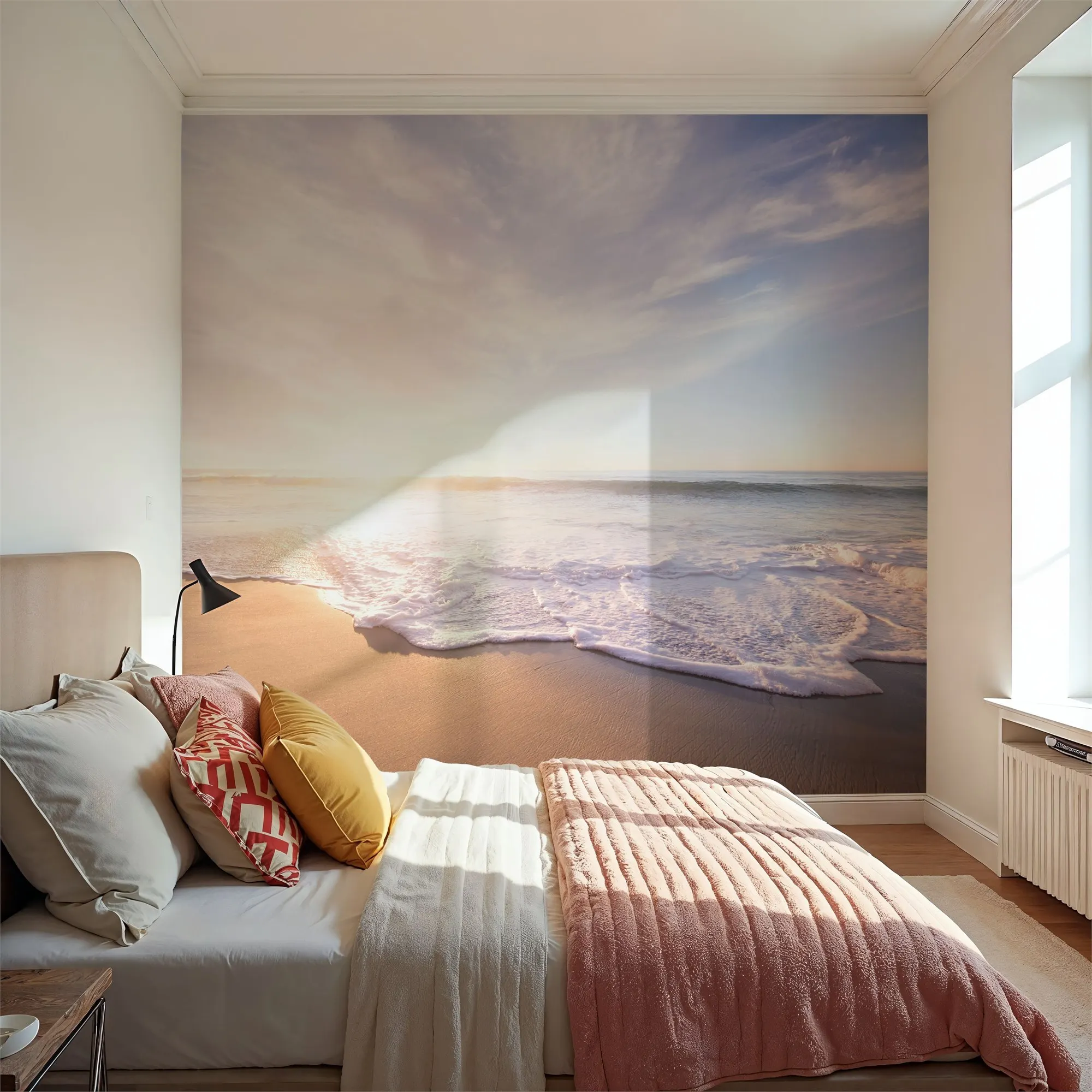 Custom Sandy Beach Large Peel and Stick Mural Wall Decor