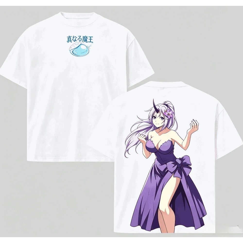 That Time I Got Reincarnated As A Slime Anime T-shirt Vintage Washed Aesthetic Unisex Oversized Short Sleeve Summer Cotton Retro