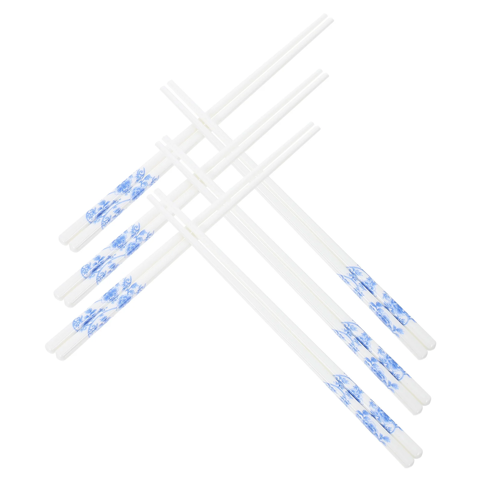 

5Pairs Anti-Slip Mold Resistant Ceramic Chopsticks Non-Corrosive Kitchen Supplies Household Portable Chopsticks