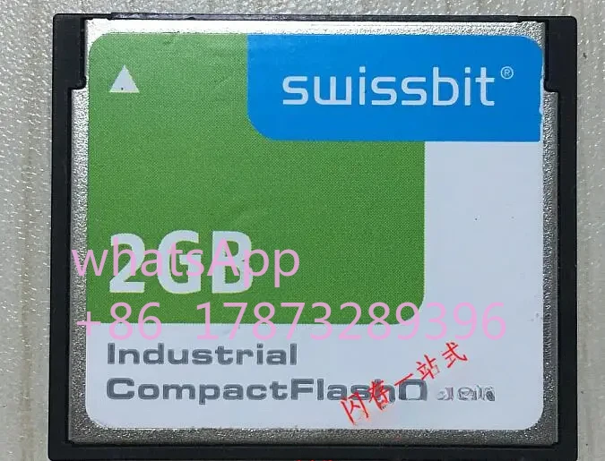 Carte CF originale SWISSBIT 64M 256M 512M 1G 2G 4G, contrôle industriel, centre d'usinage CNC pour 1 an