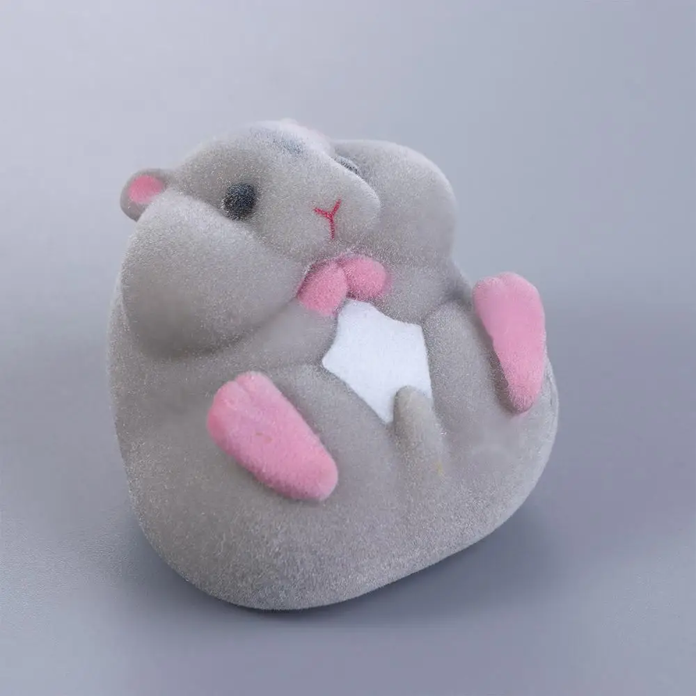 Toy Soft Hamster Flocking Plush Dolls Fatty Milky Anime Hamster Gashapon Toys Capsule Hamster Gashapon Hamster Capsule Toys