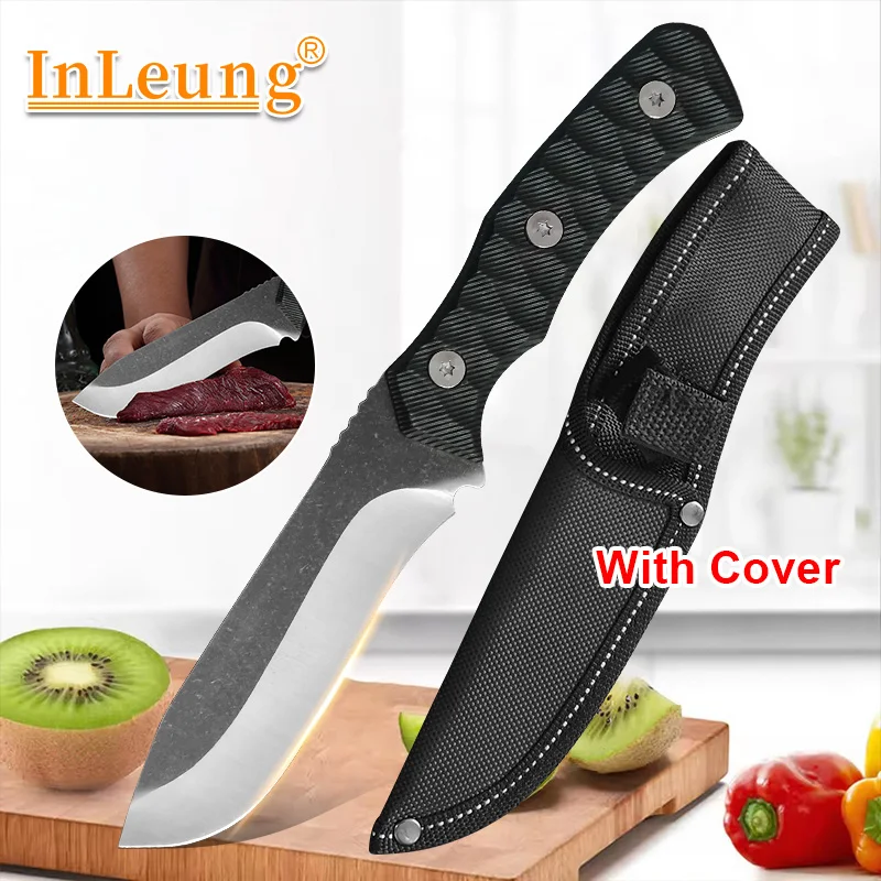 Forged Blade Butcher Knife Cleaver Boning Knife Multi-purpose Meat Chop Vegetable Fruit Fish Slicing Chef Kitchen Cutting Tools