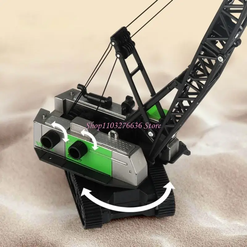 

R6FD Realistic Crane Car Model Toy Vehicle Simulation Boy Inertial Car Crane Car Model Friction Crane Engineering Vehicle Toy