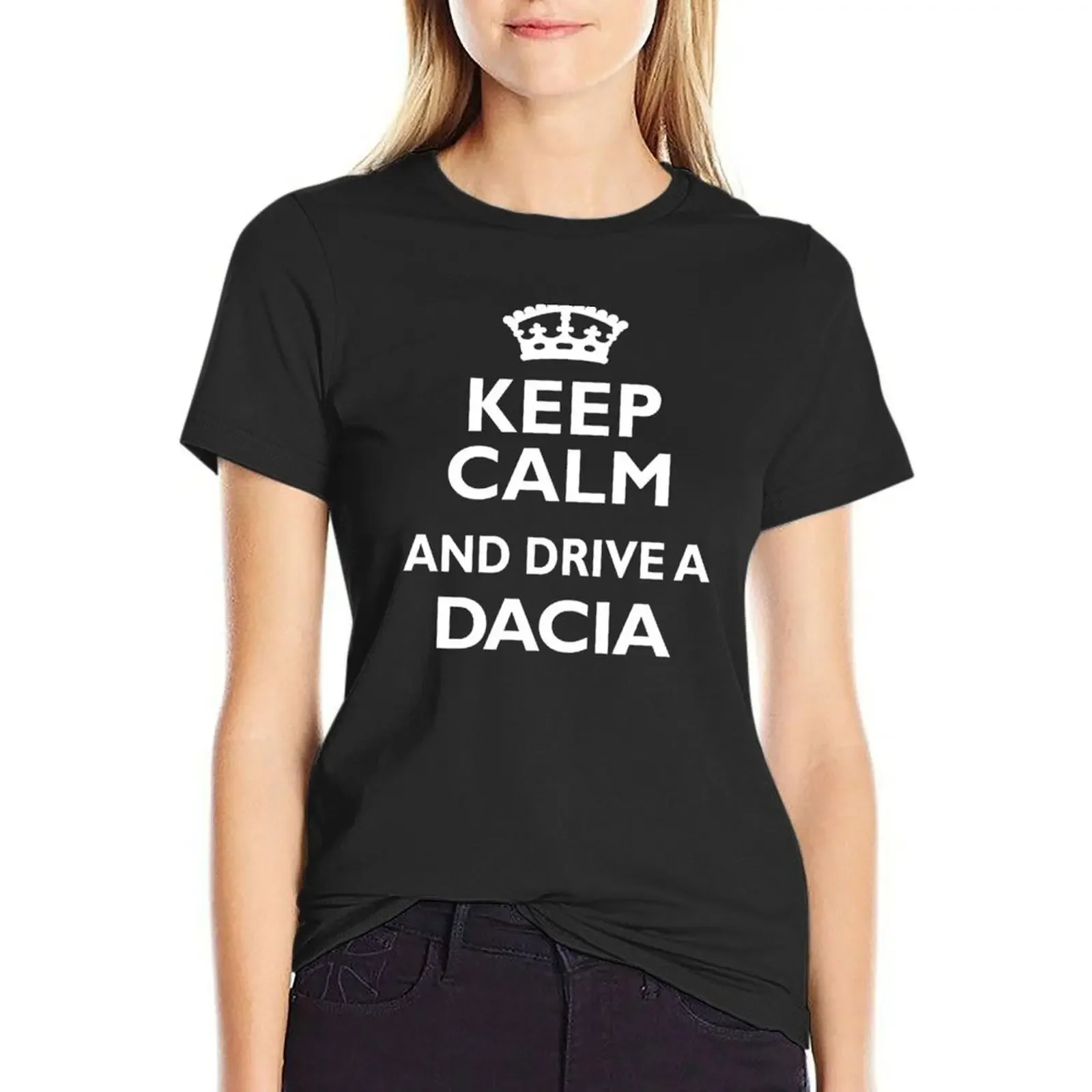 

Dacia Owner Love Funny Cool Drive T-Shirt oversized summer clothes blanks shirts graphic tees Women tops