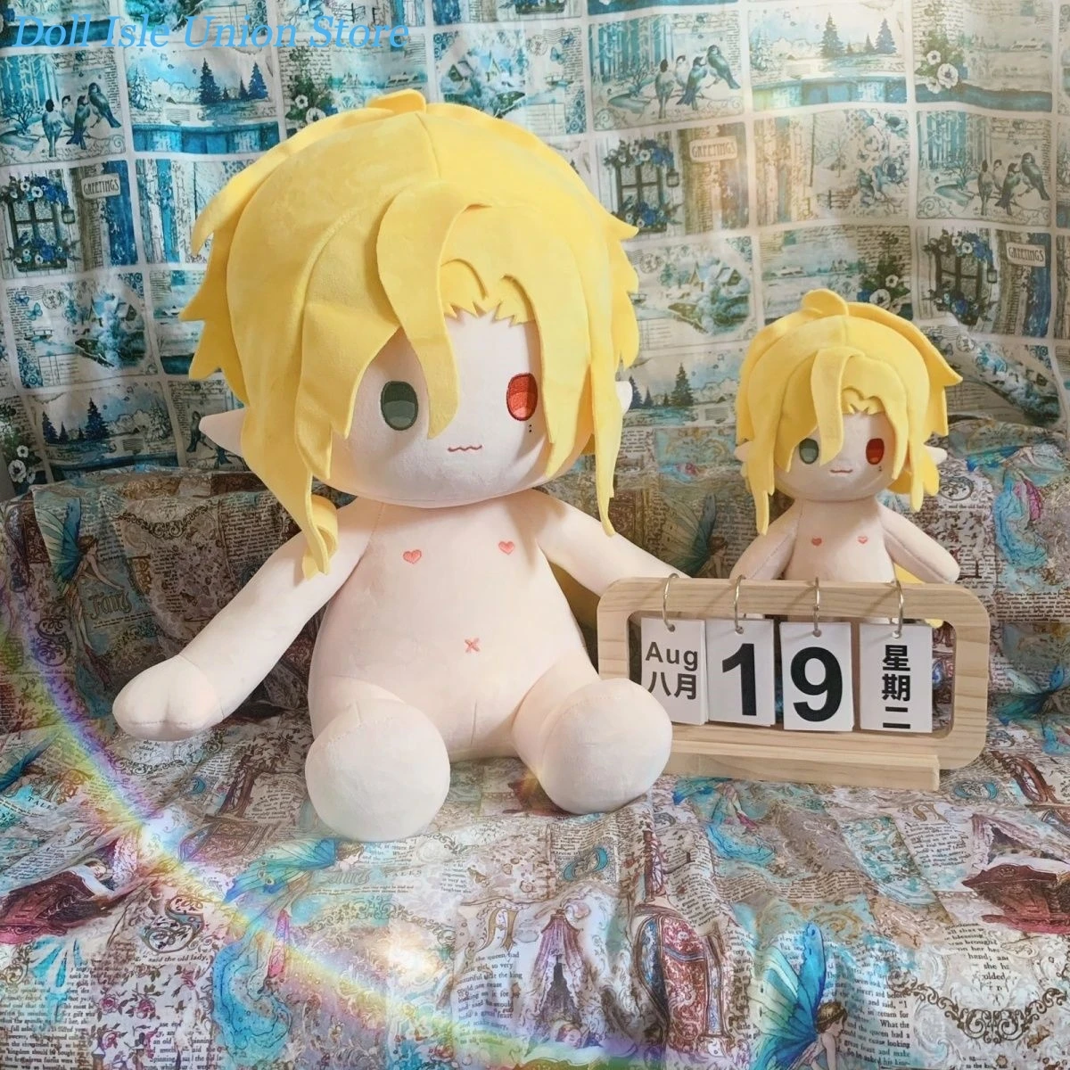 Zenless Zone Zero Hugo Vlad Anime Attributes Plush Cotton Doll Body Toys 40/26cm Cartoon Dress Up Figurine Plushie Cosplay Gift