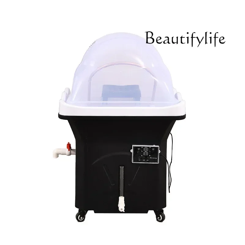 

Ljy Movable water circulation fumigation SPA heating water storage head treatment basin