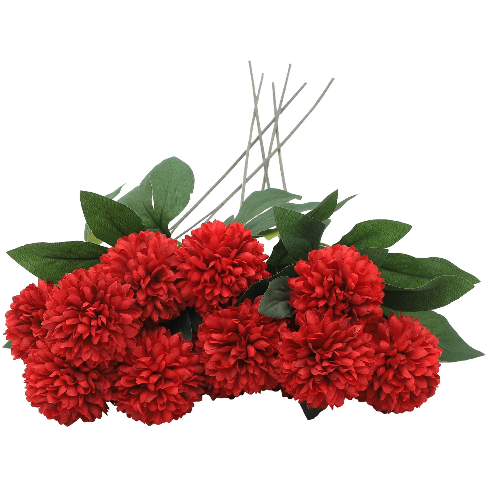 

6pcs Artificial Dandelion Flowers Realistic Fake Chrysanthemum Diy Wedding Party Bouquet Home Decor Simulation Flower Adornment