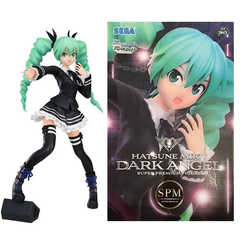 SEGA Original SPM Hatsune Miku Dark Angel Kaito Guilty Megurine Luka Amour Anime Action Figures Toys For Boys Girls Gift Model