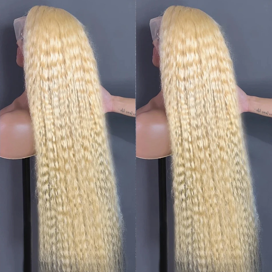 Melodie HD 13x6 Lace Frontal Wig 30 32 Inch 613 Blonde Deep Wave Glueless Ready To Go Curly 13x4 Lace Front Human Hair Wigs