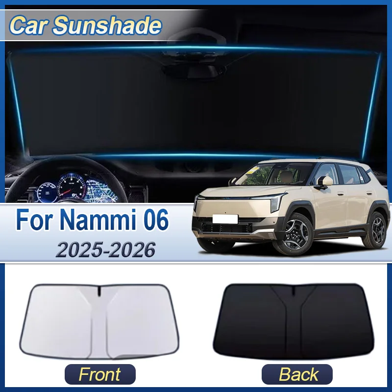 

For Dongfeng Vigo Nammi 06 2025 2026 Car Front Window Sunshade Reflector Shade Visor Foldable Heat insulation Car Accessories
