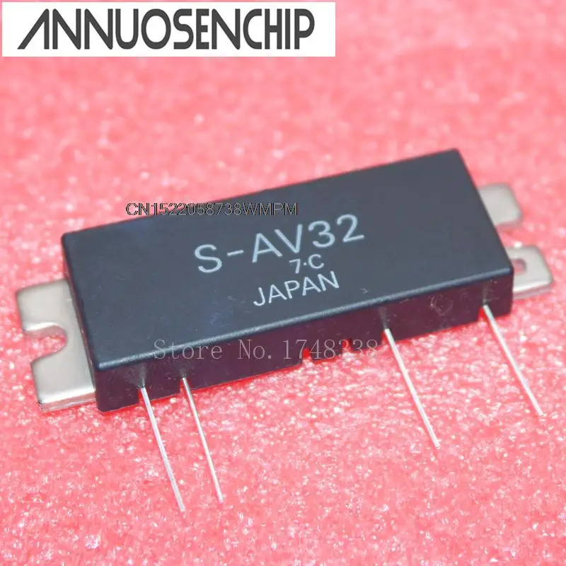 1PCS S-AV32  SAV32 S AV32 RF POWER AMPLIFIER MODULE Best quality NEW ORIGINAL TO-59 S-AV32A