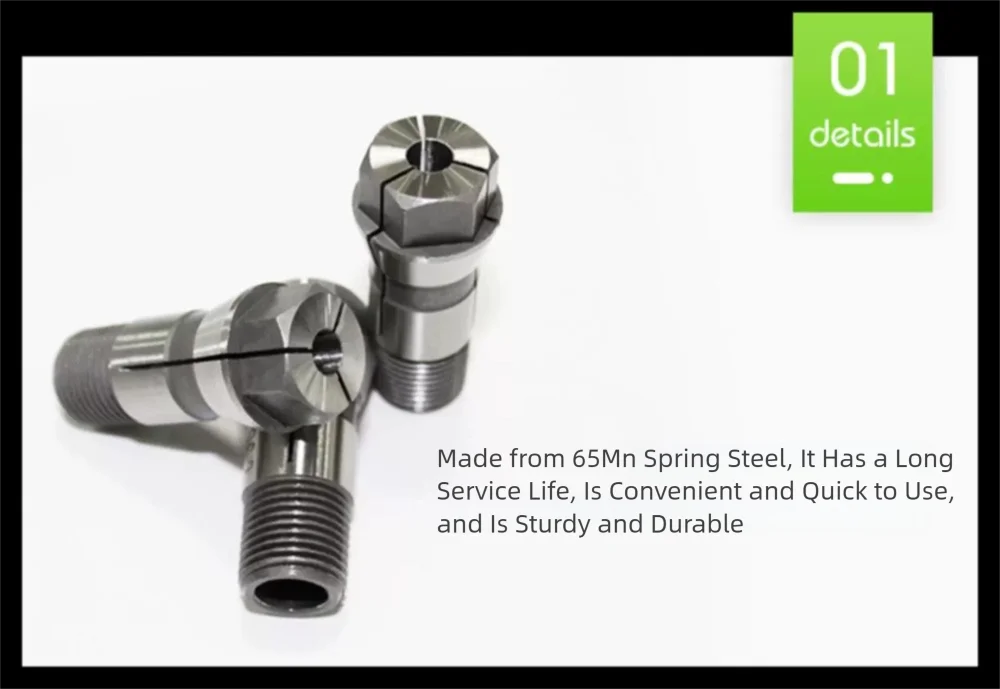 Maschinenspannzange für Gewindebohrer 4mm CT4/CT5/CT6/CT9/CT12/CT14/CT16 S2.5 S3.0 CNC-Teile Metallspindelwerkzeug Werkstückhalterung – Detail 14