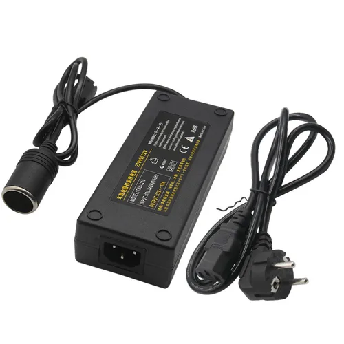 Imagen 2 del producto Adaptador de corriente para coche, convertidor de encendedor de cigarrillos, conversión de energía de CA a CC 110V/220V a 12V 6A, adaptador de corriente, encendedor