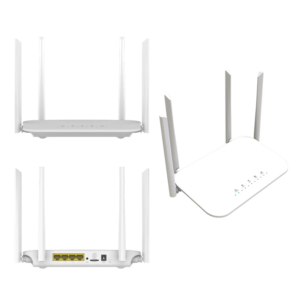 

GROCE-LC117 4G CPE 4G Wi-Fi Маршрутизатор Аксессуары Точка доступа к SIM-карте CAT4 32 пользователей RJ45 WAN LAN Беспроводной модем LTE Маршрутизатор с вилкой европейского стандарта (LC1