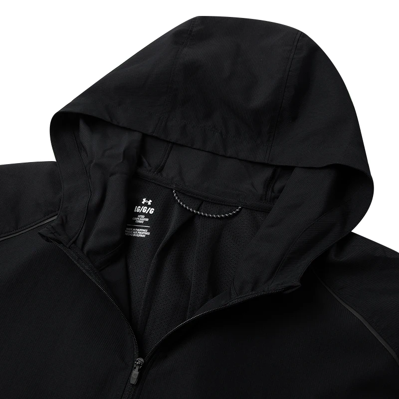 Underarmour Jacket Men's Outdoor Sportswear Daily Travel Running Training เสื้อแจ็คเก็ตลําลองกันลม 1376795-001