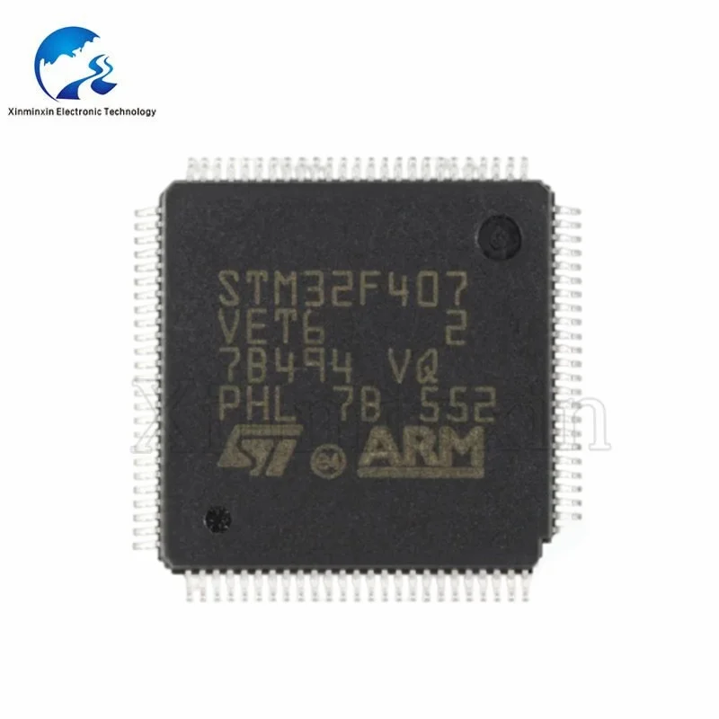 STM32F407VET6 LQFP-100 IC Chip New Original In Stock 2PCS/LOT