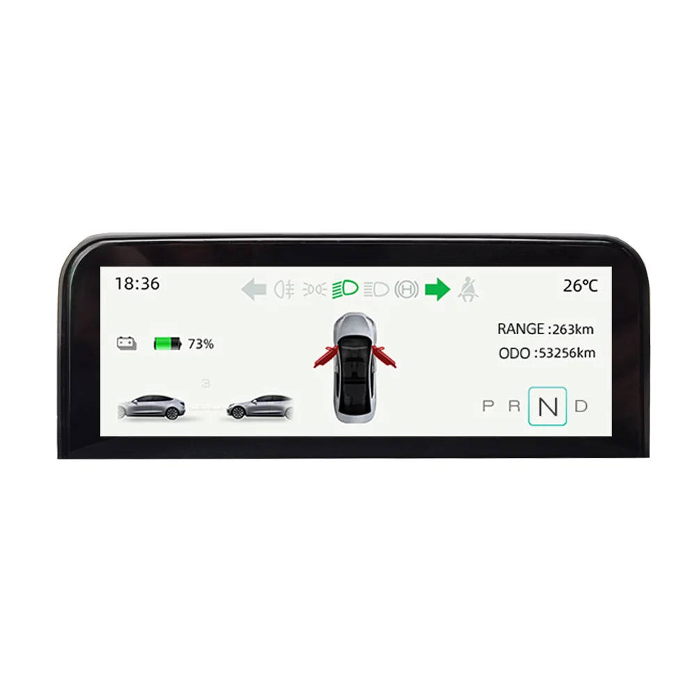 Super Performance Hud Dashboard Display Monitor 4,6 Zoll Bildschirm für Tesla Model 3, Model Y