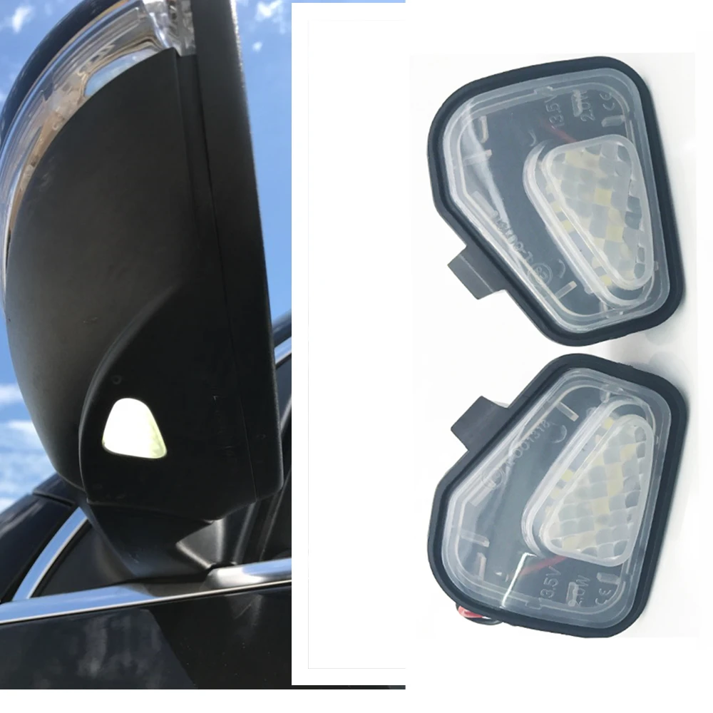 Foutloos LED Spiegel Cover Lamp Richtingaanwijzer Achteruitkijkspiegel Cap Puddle Welkom Licht Voor Volkswagen VW EOS Passat B7 CC Jetta Scirocco