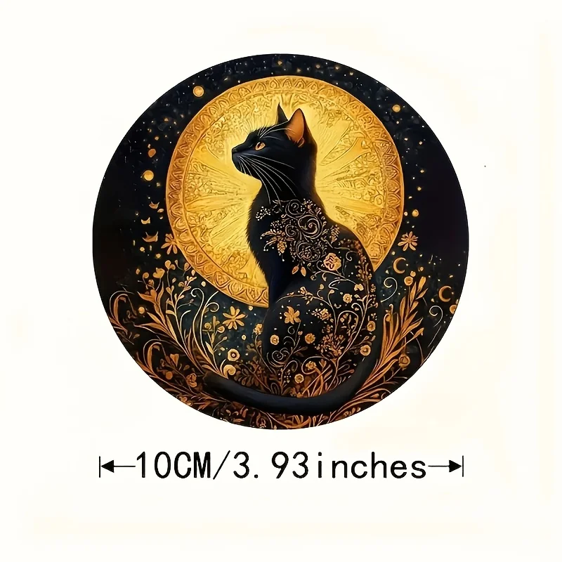 مجموعة قواعد أكواب خشبية ليلية مكونة من 6 قطع - مقاومة للحرارة للشاي والقهوة، ديكور مقهى المنزل - هدية مثالية لعطلة الشاي بعد الظهر