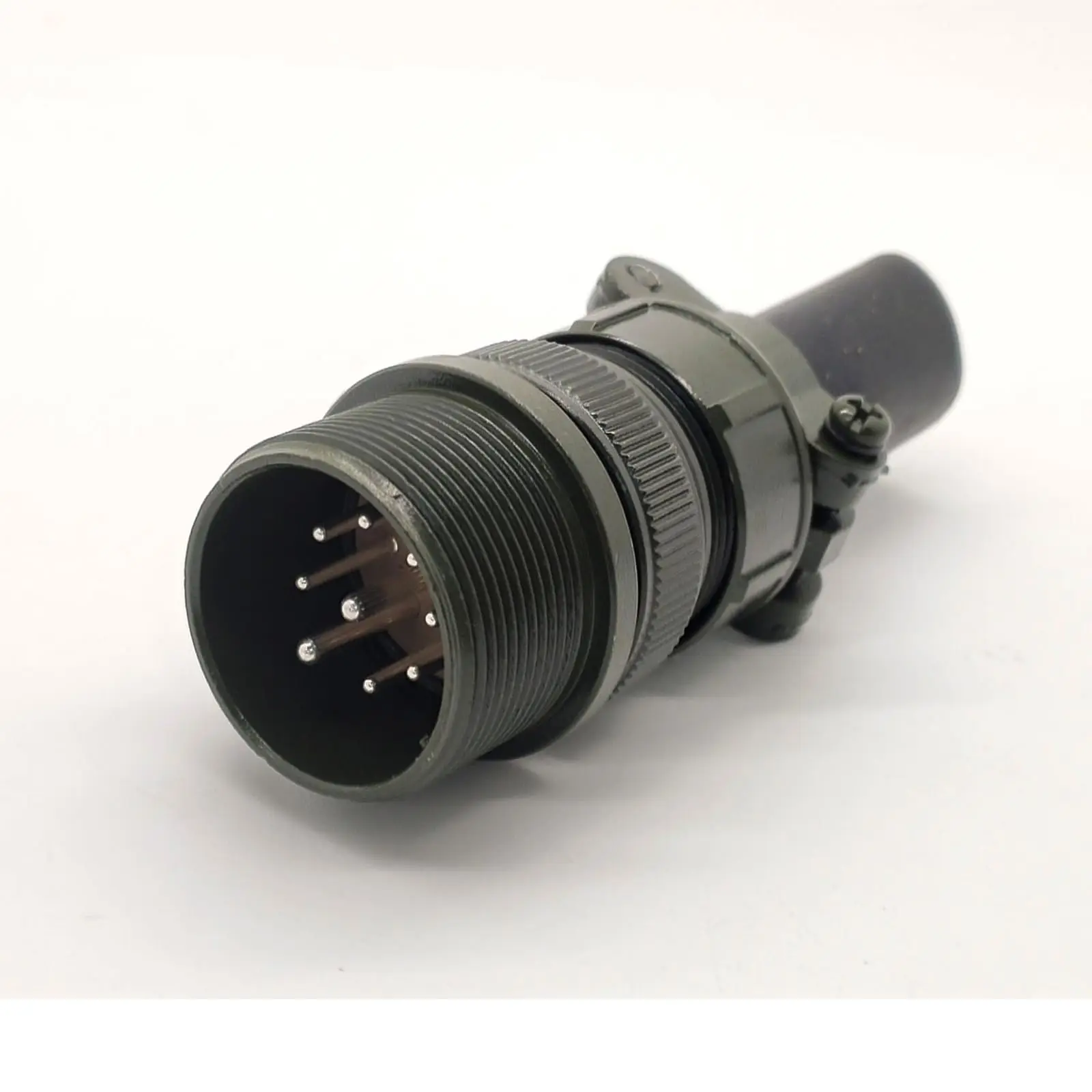Military Spec Connectors MS3101A20-16P Male Plug 9Pin Straight Silver Plated MIL-5015 Threaded Connector