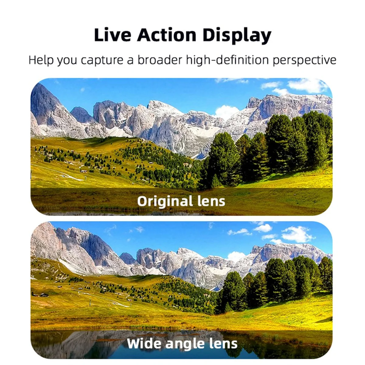 RISEN مرشح عدسة خارجي واسع الزاوية معزز بزاوية واسعة لعدسة الكاميرا DJI Mini 4 Pro ملحقات طائرة بدون طيار