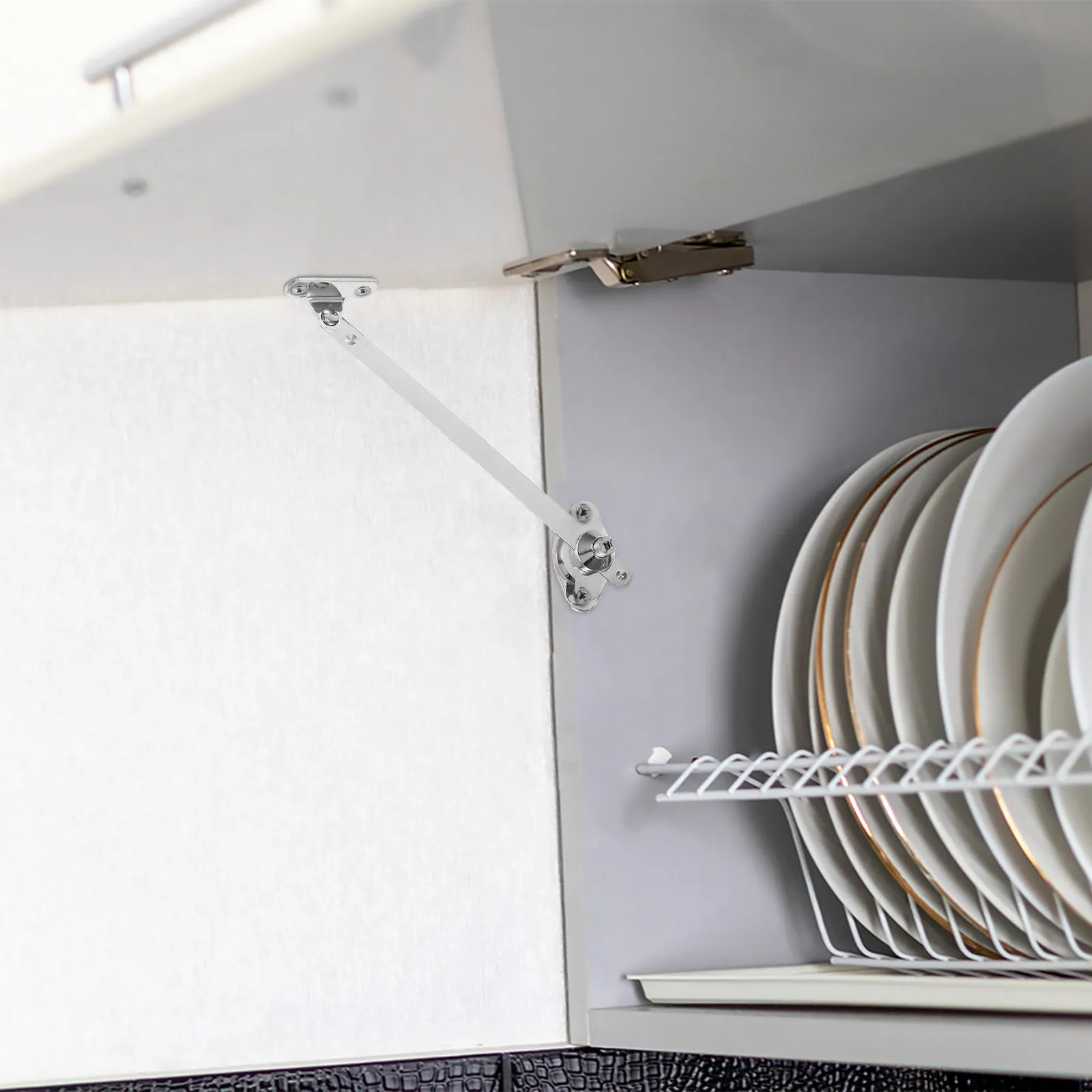 

2 шт. Механизм откидывания дверцы шкафа из нержавеющей стали, усиленный, для кухонных шкафов и мебели, подъемный механизм для дверей