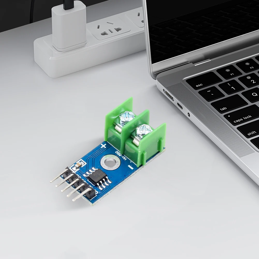 MAX6675 Модуль измерения температуры постоянного тока 3,0-5,5 В K Тип Модуль датчика измерения температуры Диапазон 0 ℃ -1024 ℃   для Arduino DIY