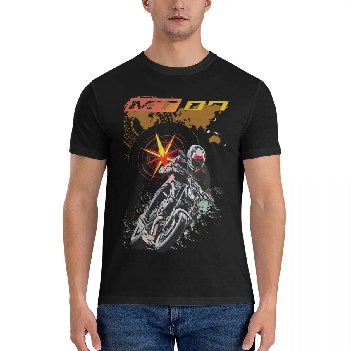 

Men's T-Shirts Amazing Funny Pure Cotton Tee Shirt Short Sleeve MT-07 MT 07 T Shirts Round Neck Tops Original